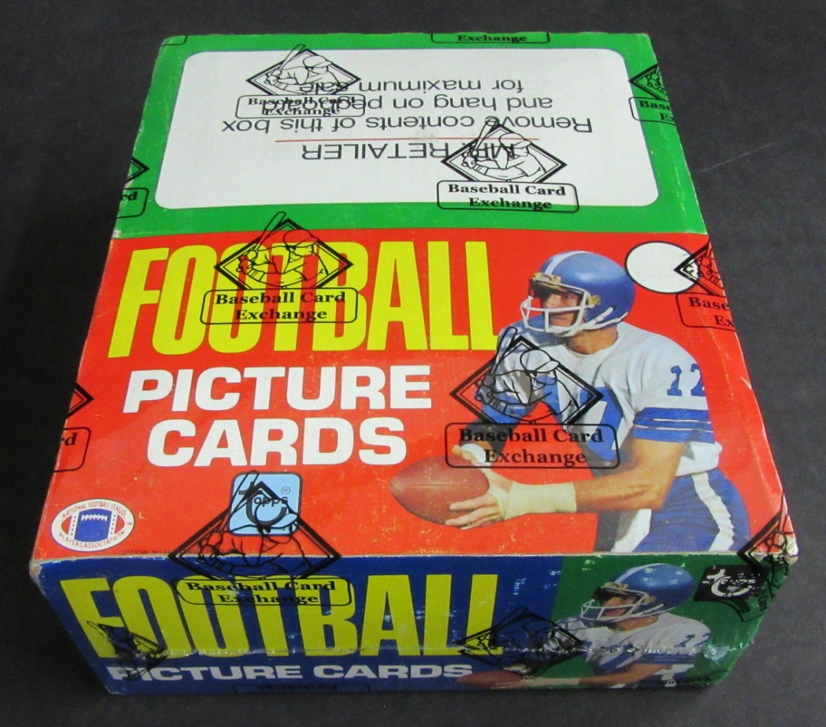 1981 Topps Football Unopened Rack Box (BBCE) (w/ stickers)