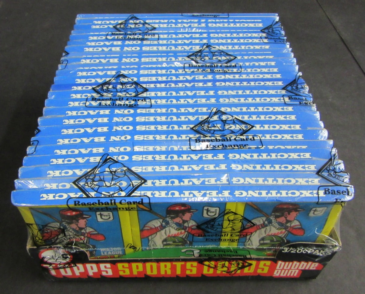 1979 Topps Baseball Unopened Wax Pack Tray Box (BBCE)