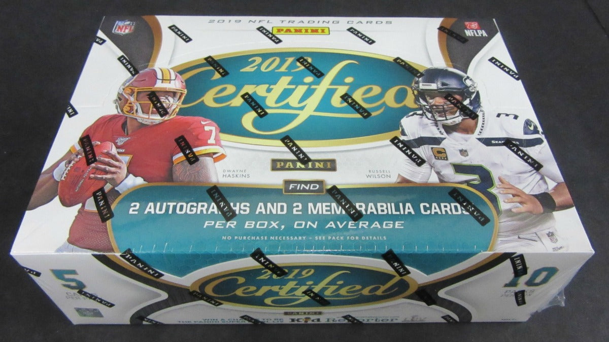 2019 Panini Certified Football Box (Hobby)