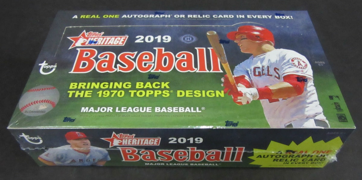2019 Topps Heritage Baseball Box (Hobby)