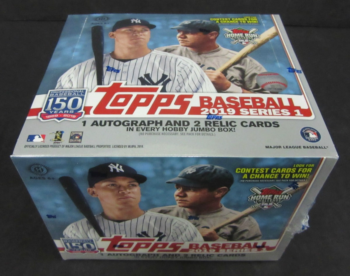 2019 Topps Baseball Series 1 Jumbo Box (Hobby) (10/46)