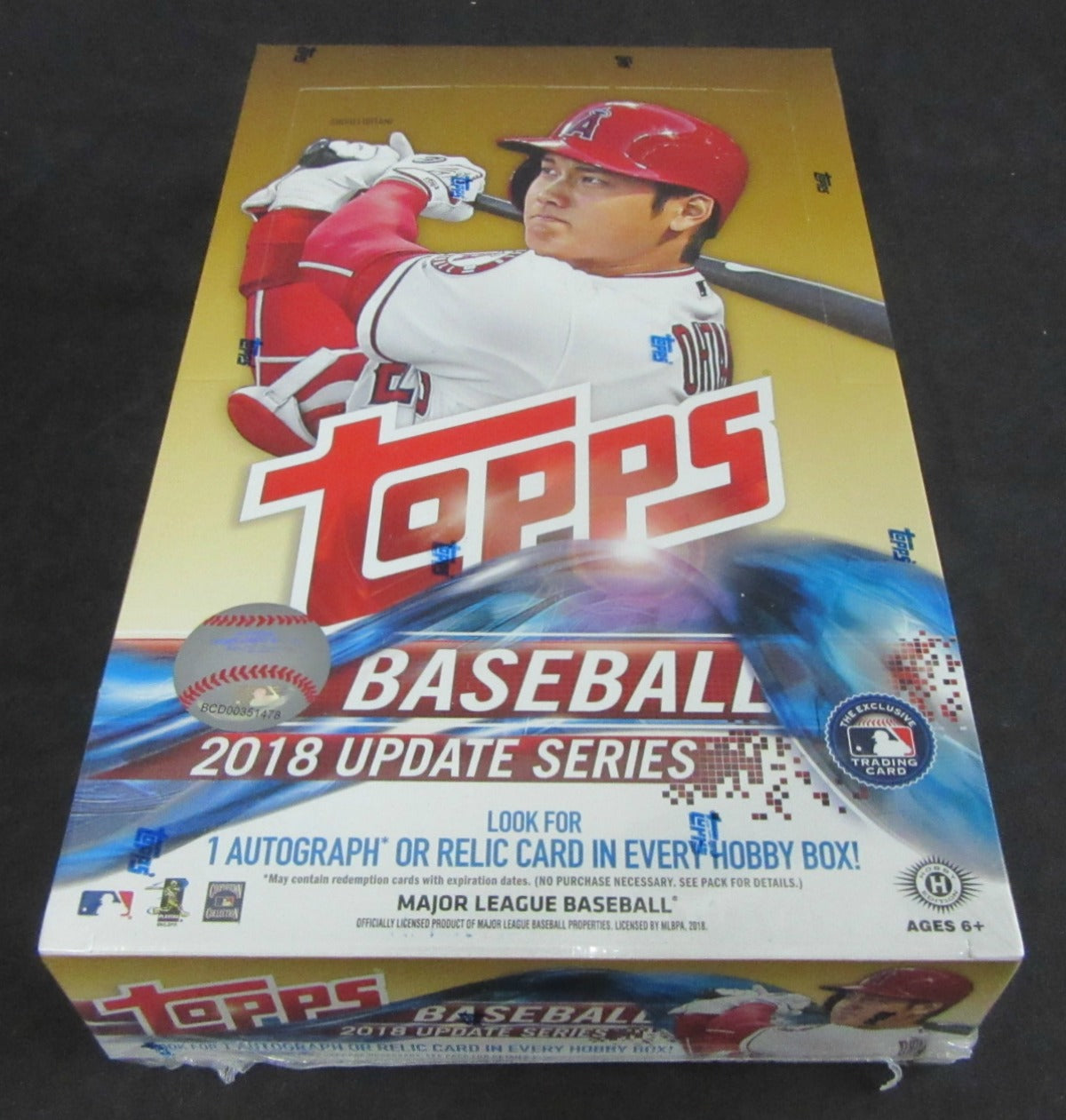 2018 Topps Baseball Update Series Box (Hobby) (36/10) Baseball Card