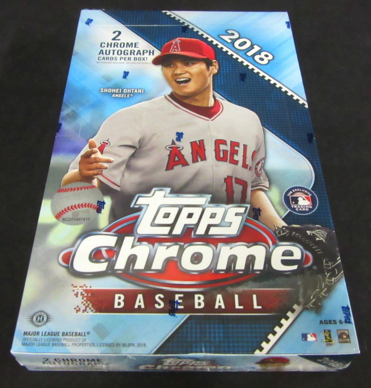 2018 Topps Chrome Baseball Box (Hobby)