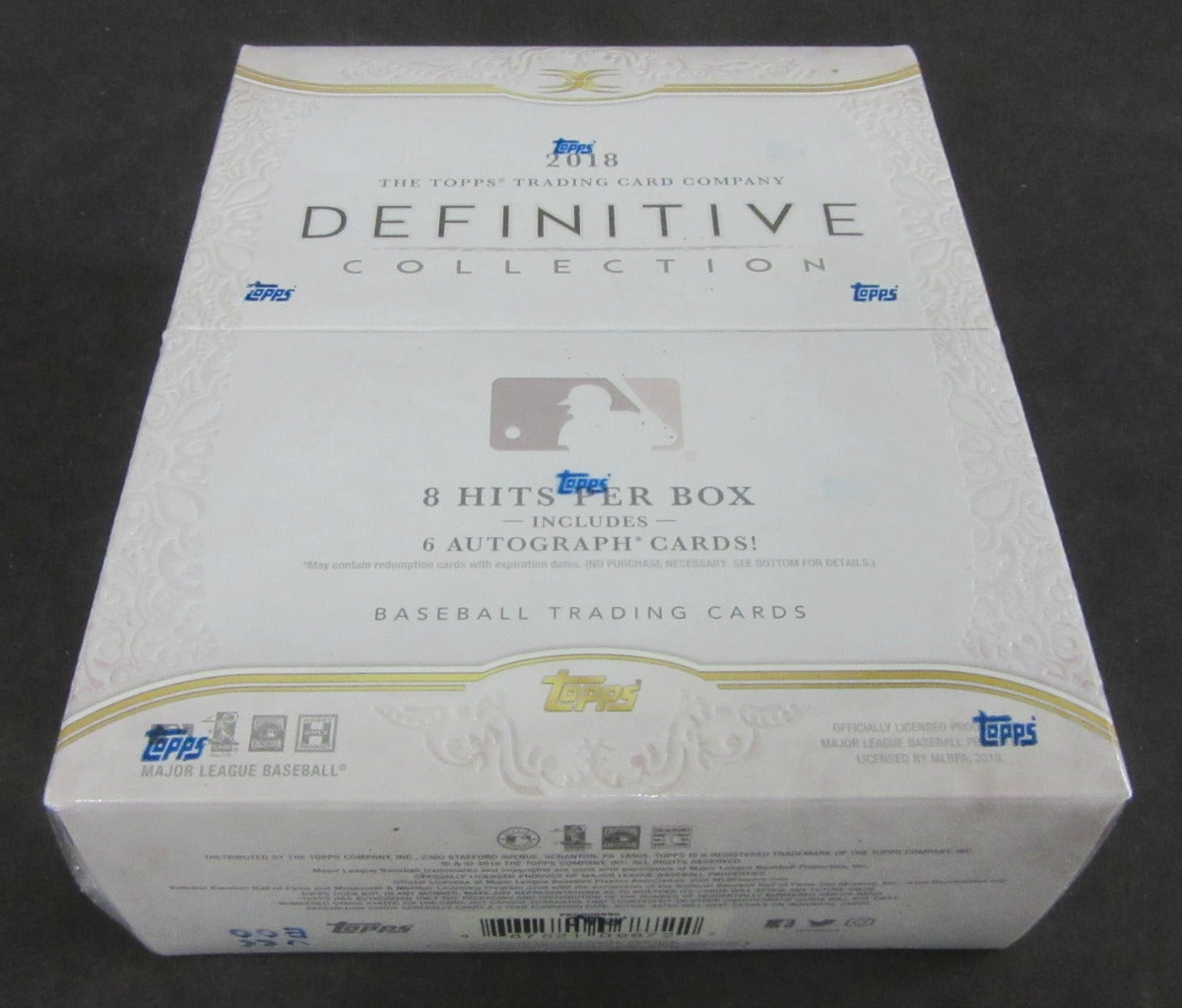 2018 Topps Definitive Collection Baseball Box (Hobby)
