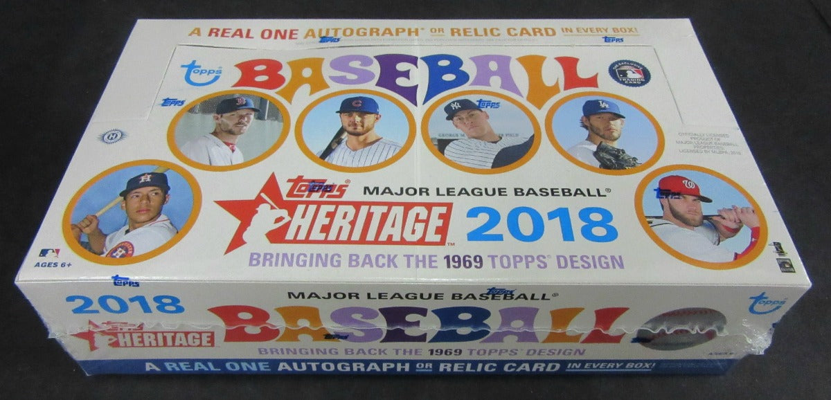 2018 Topps Heritage Baseball Box (Hobby)