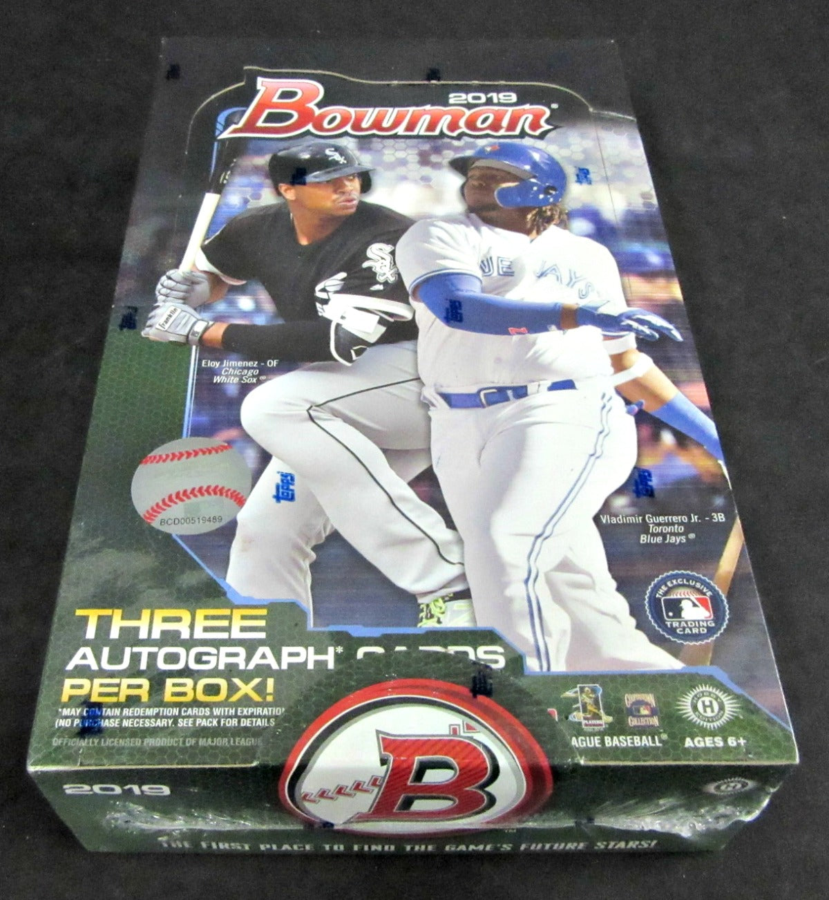 2019 Bowman Baseball Jumbo Box (Hobby) (12/32)