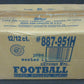1995 Topps Stadium Club Football Series 1 Jumbo Case (Hobby) (12 Box)