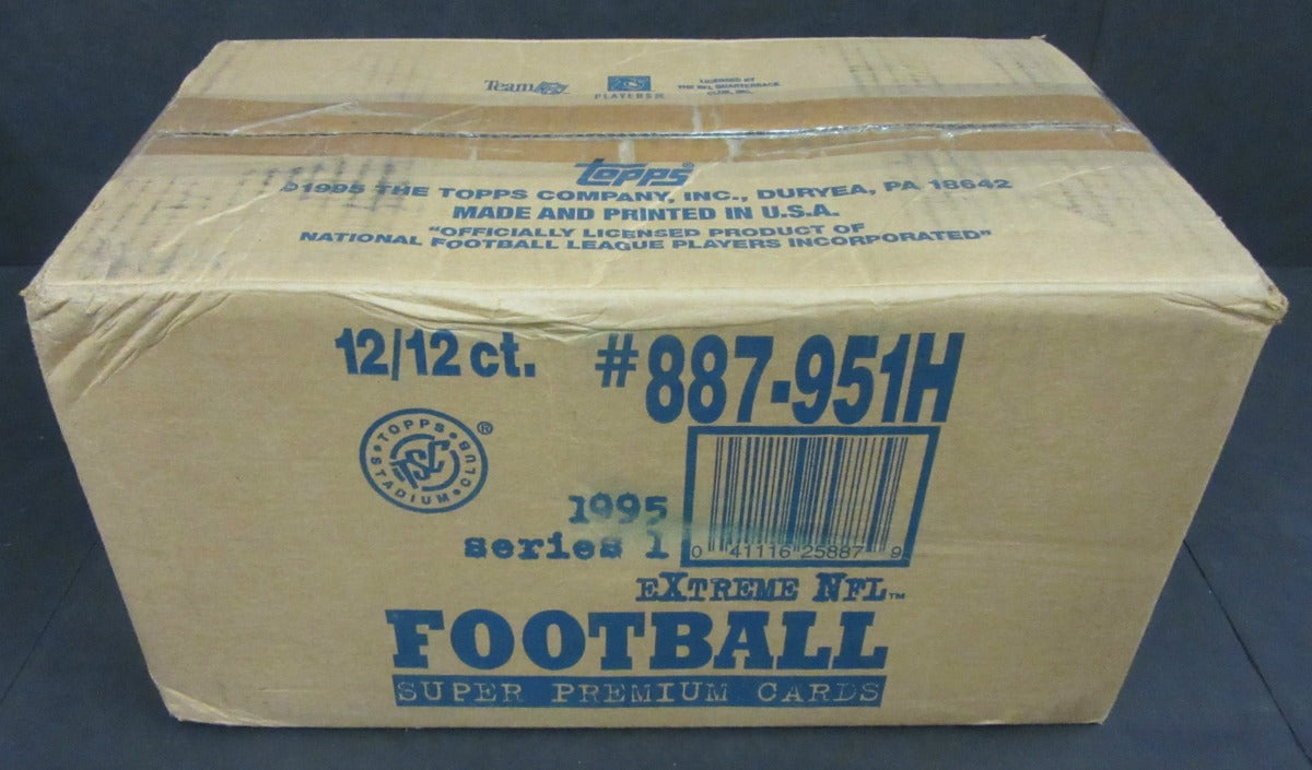 1995 Topps Stadium Club Football Series 1 Jumbo Case (Hobby) (12 Box)