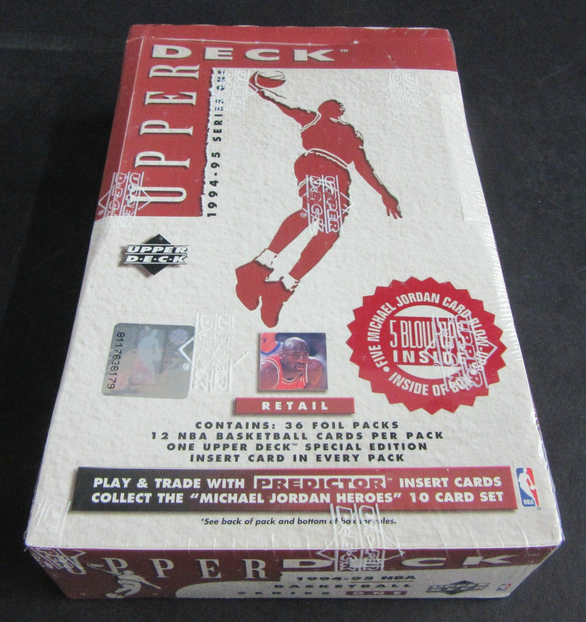 1994/95 Upper Deck Basketball Series 1 Box (Retail) (Jordan)