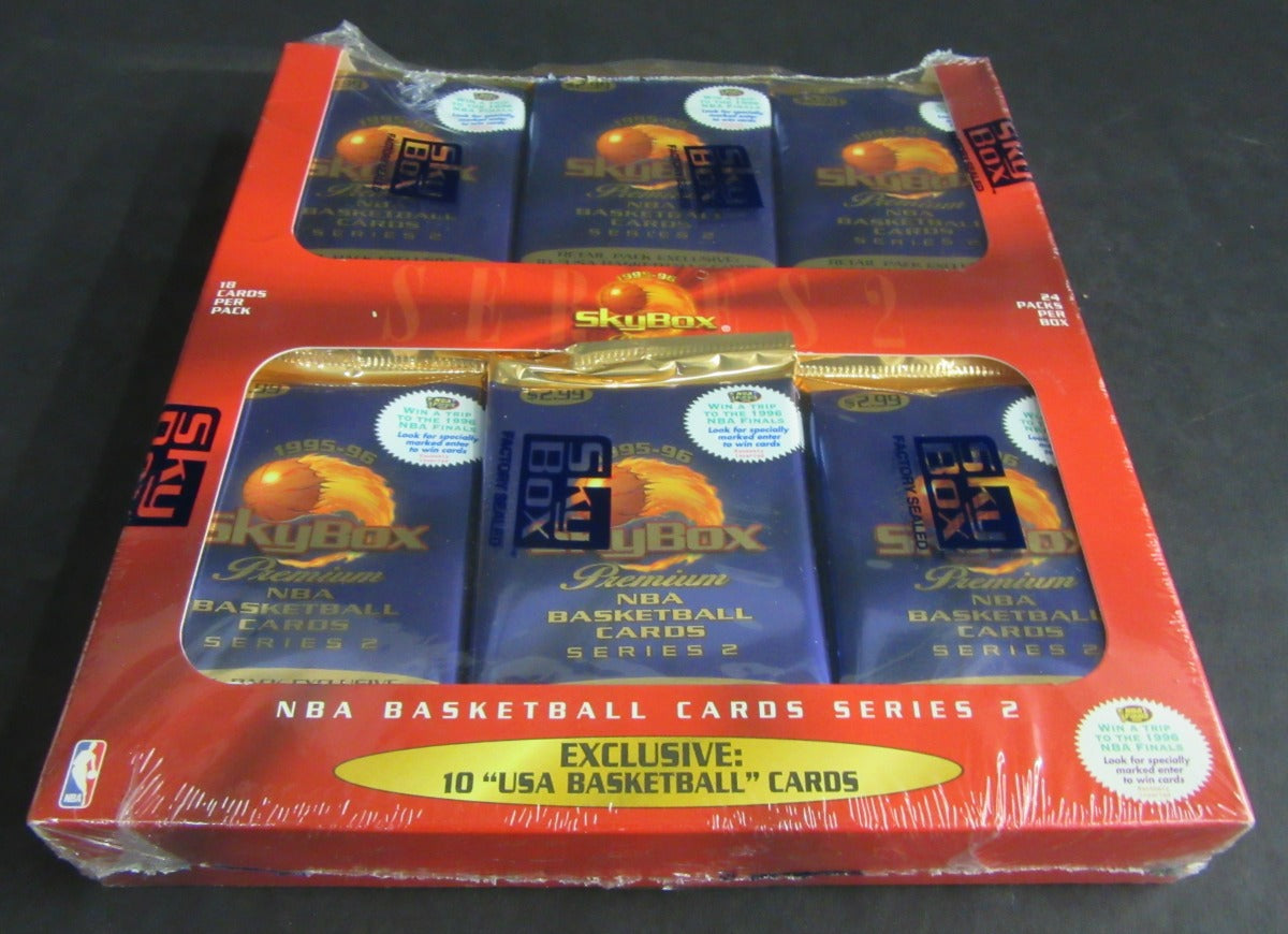 1995/96 Skybox Basketball Series 2 Box (Magazine) (24/18)