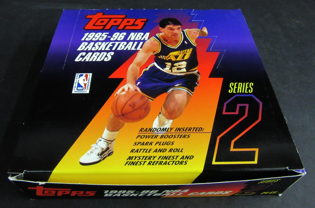 1995/96 Topps Basketball Series 2 Jumbo Box (24/17)