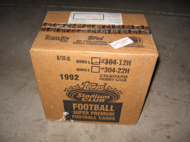 1991/92 Hoops Basketball Series 1 Rack Case (6 Box)