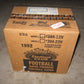 1992 Topps Stadium Club Football Series 1 Case (Hobby) (8 Box)