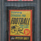 1963 Topps CFL Football Unopened Wax Pack PSA EX/MT 6