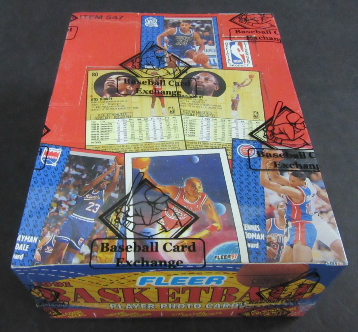 1991/92 Fleer Basketball Unopened Series 1 Wax Box (FASC)