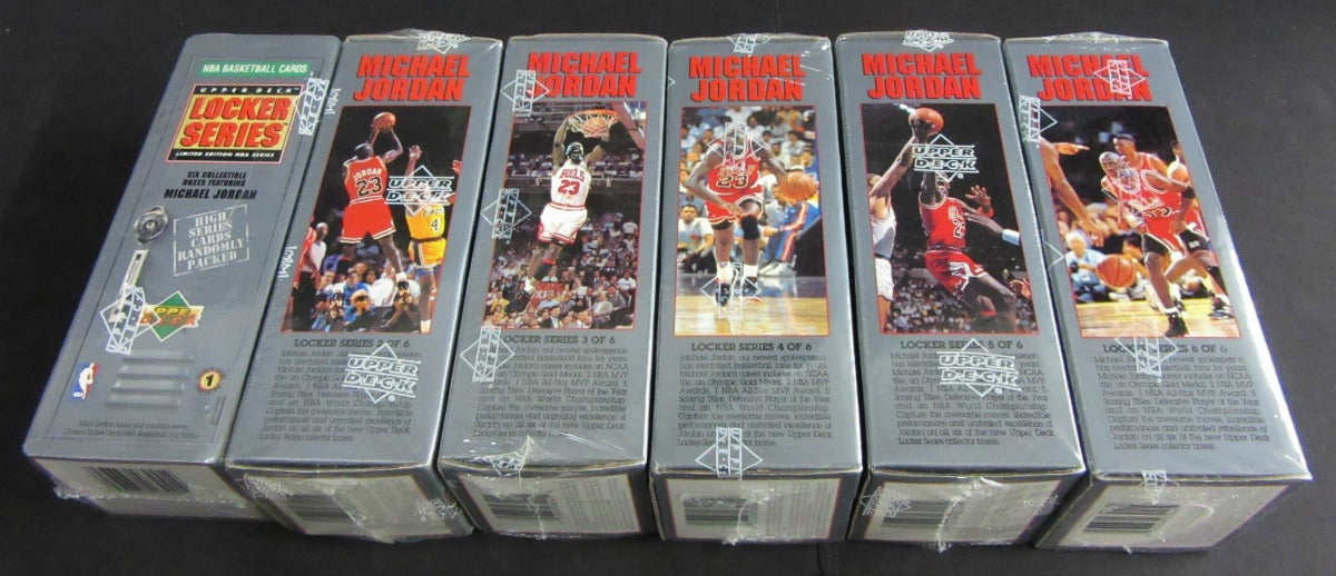 1991/92 Upper Deck Basketball High Series Locker Set (6)