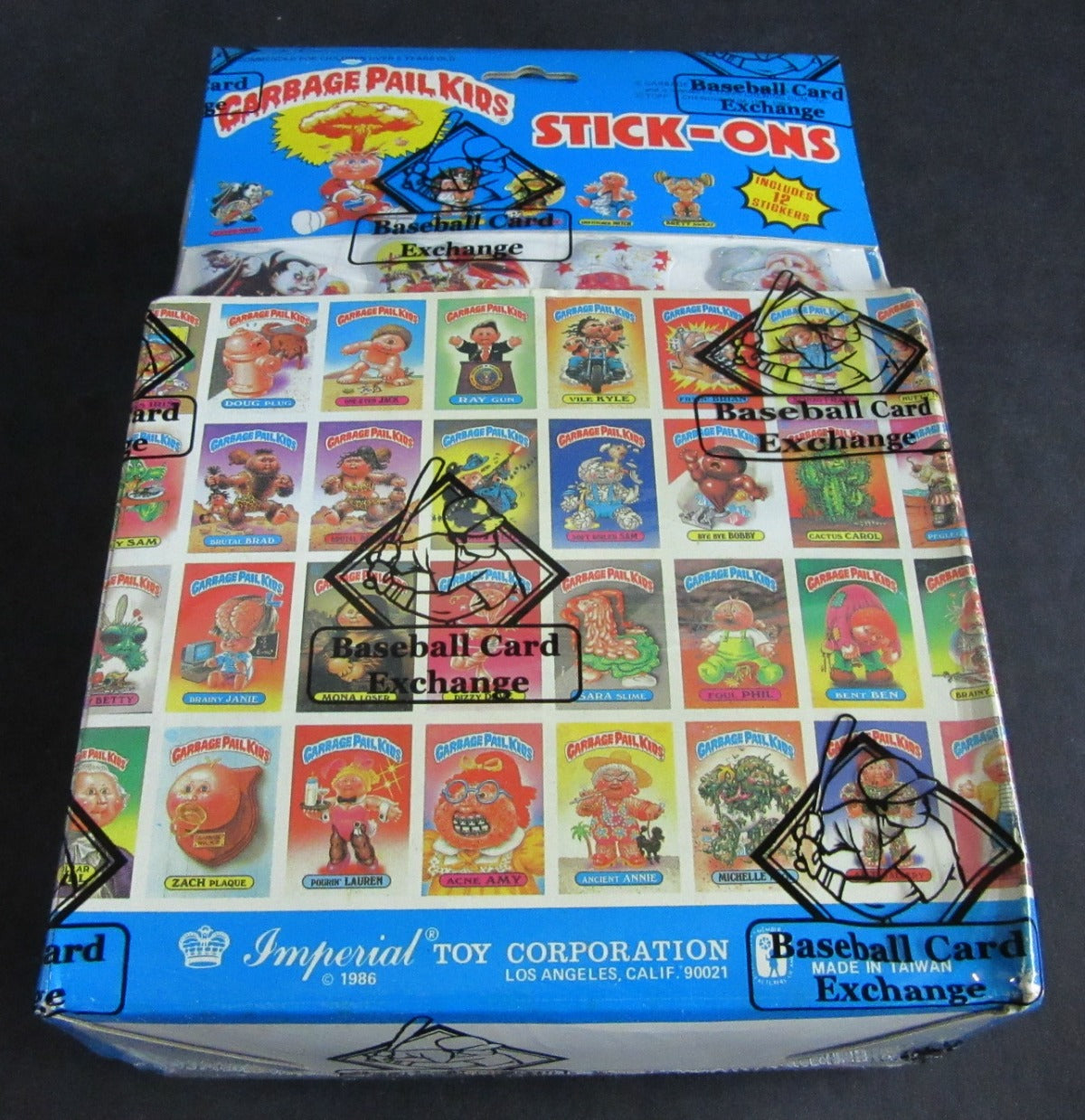 1986 Topps Garbage Pail Kids Puffy Stickers Unopened Box (BBCE)