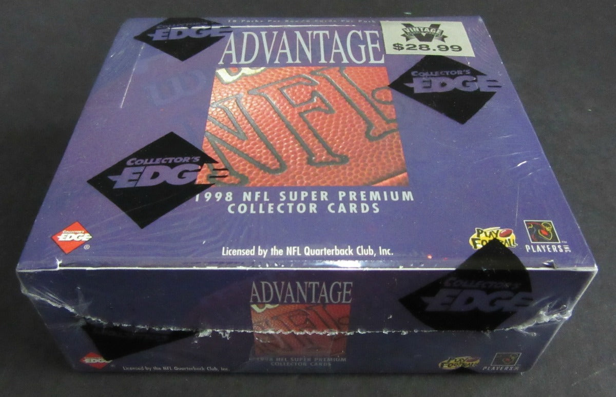 1998 Collector's Edge Advantage Football Box