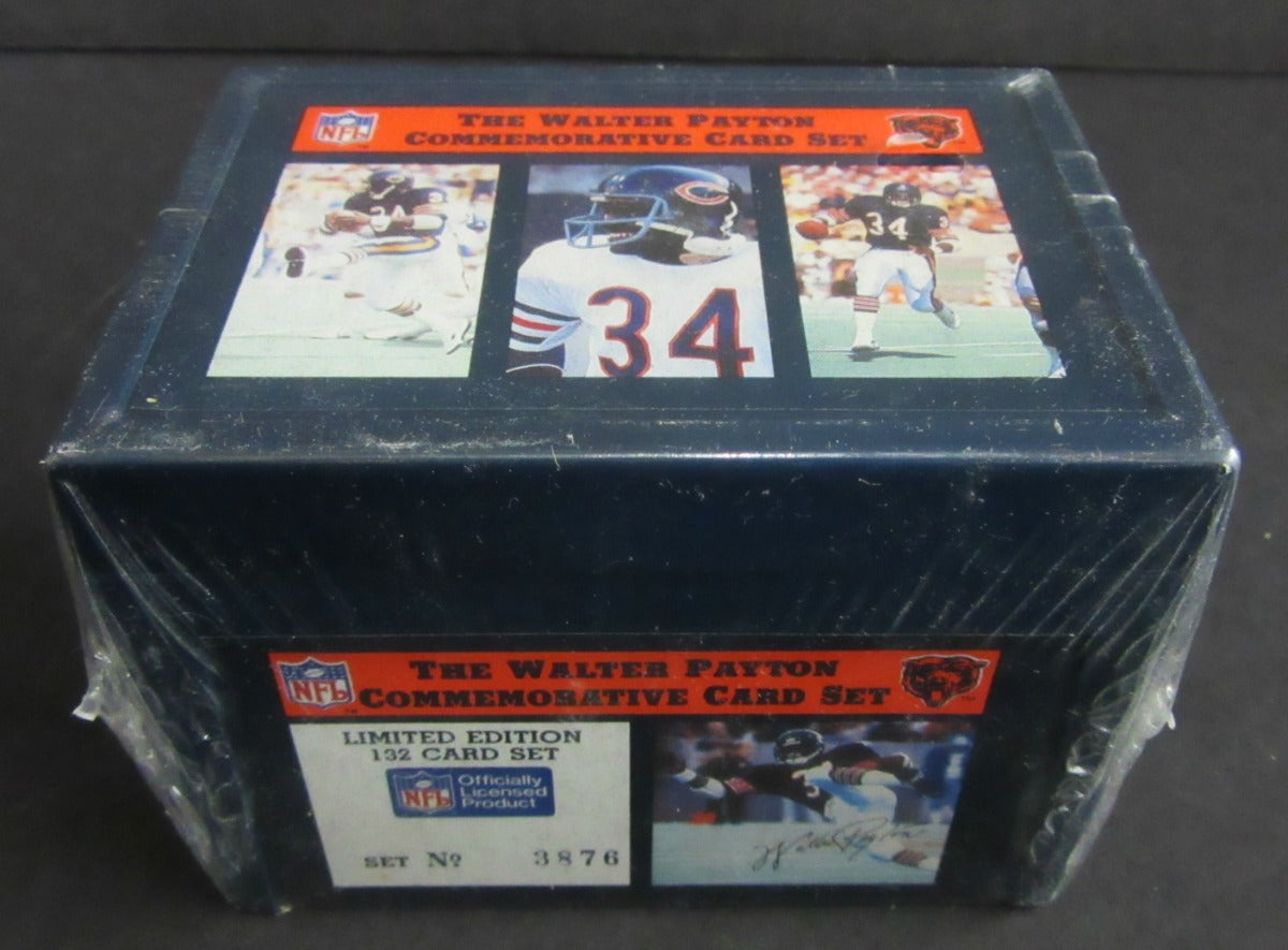 1988 Walter Payton Commemorative Card Factory Set (Sealed)