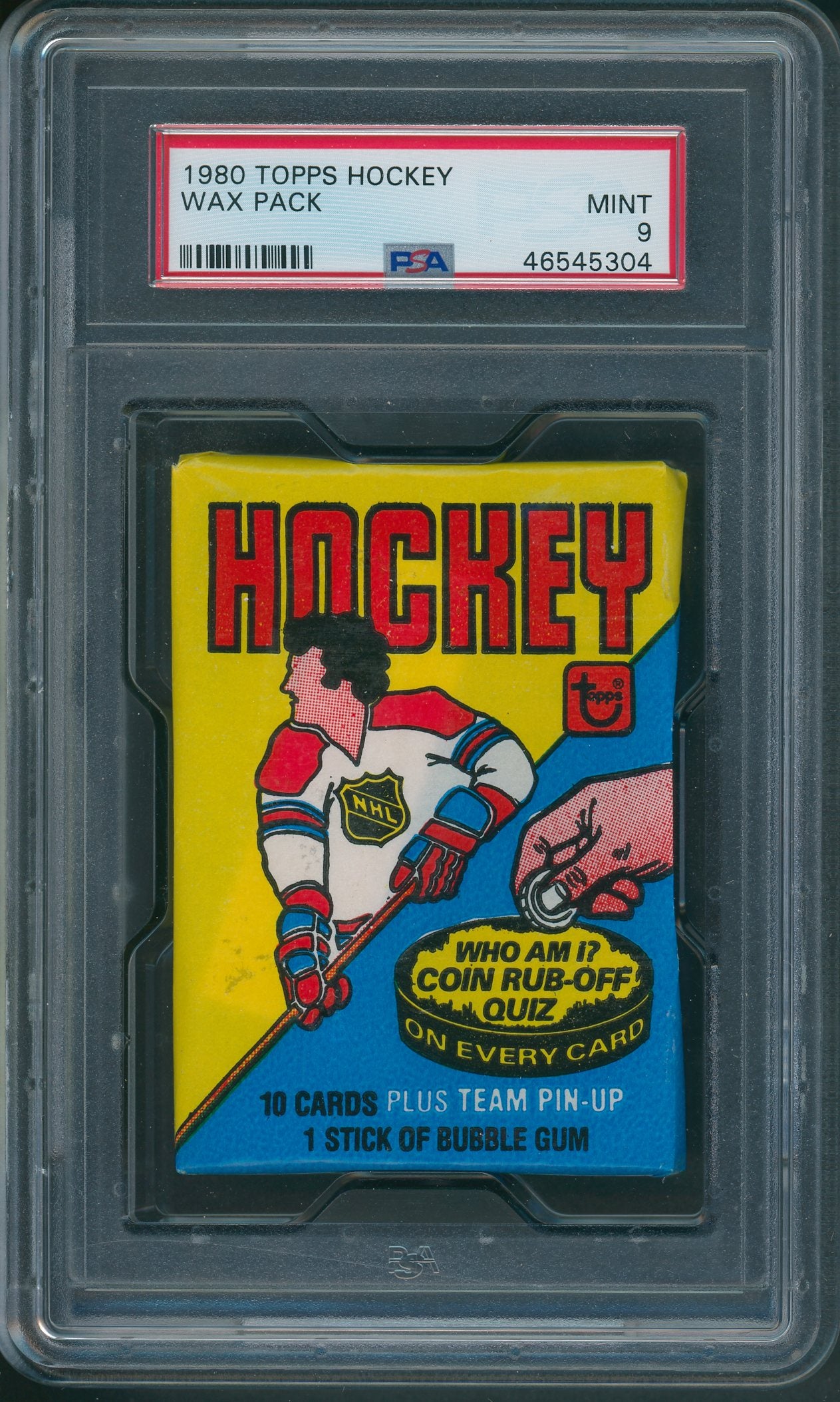 1980/81 Topps Hockey Unopened Wax Pack PSA 9
