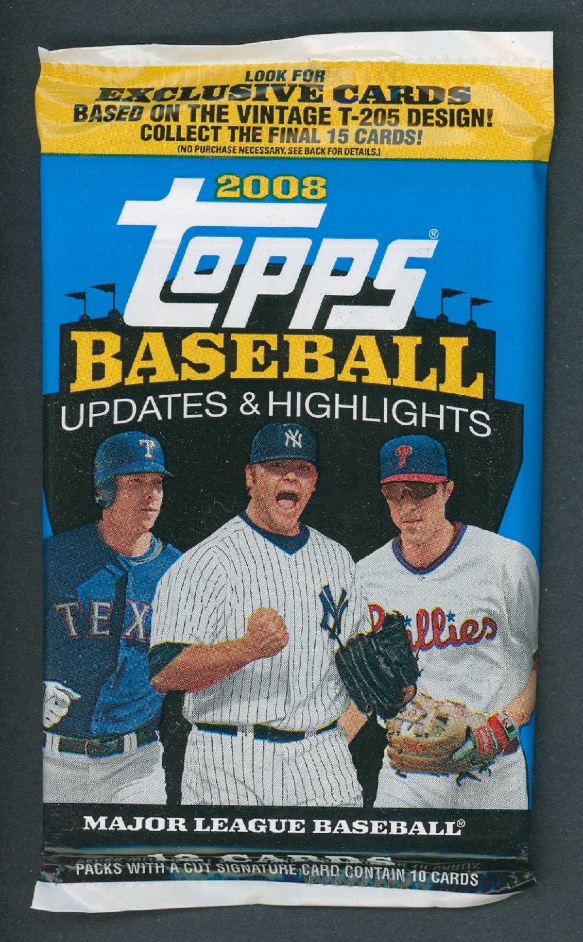 2008 Topps Baseball Updates Highlights Unopened Pack (Target)
