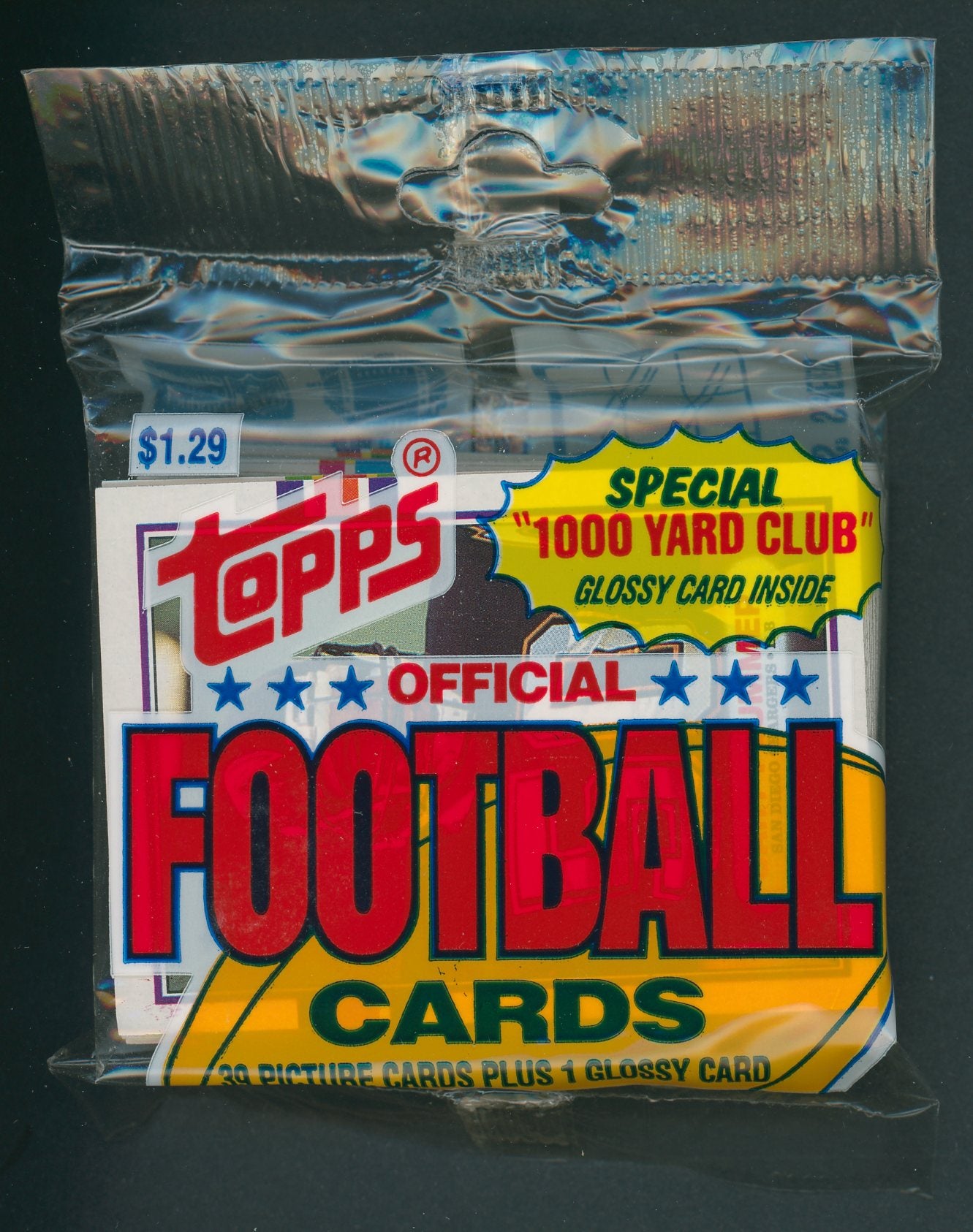 1989 Topps Football Unopened Jumbo Pack