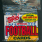 1989 Topps Football Unopened Jumbo Pack