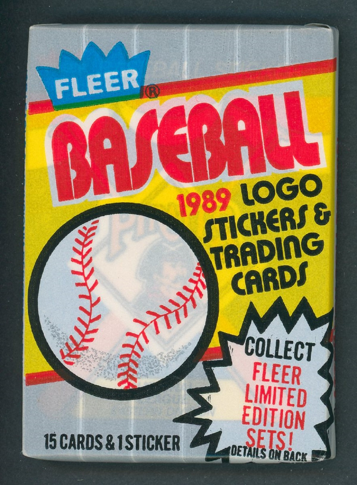 1989 Fleer Baseball Unopened Wax Pack