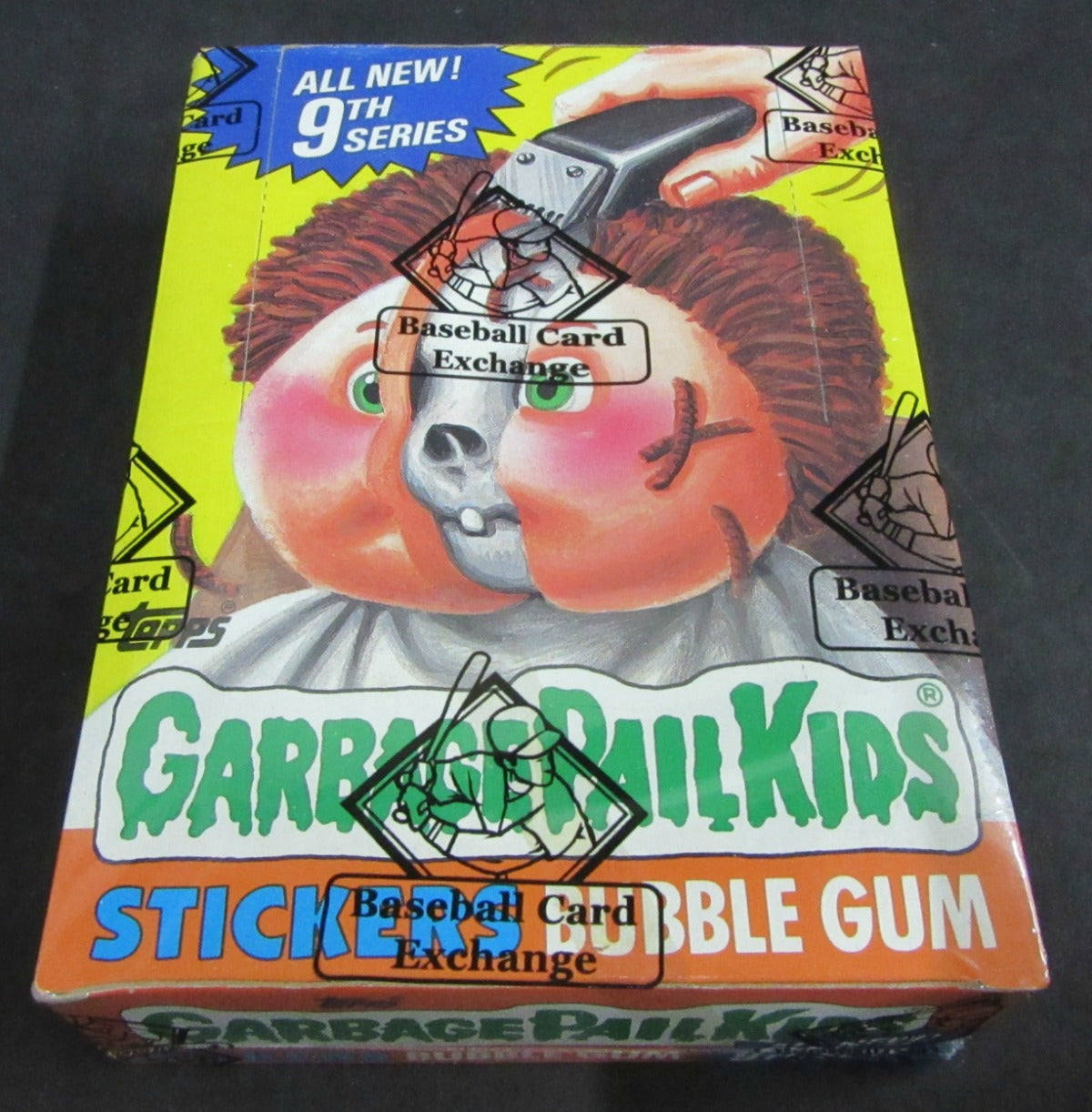 1987 Topps Garbage Pail Kids Series 9 Unopened Wax Box (w/ price) (Canada) (Non) (BBCE)