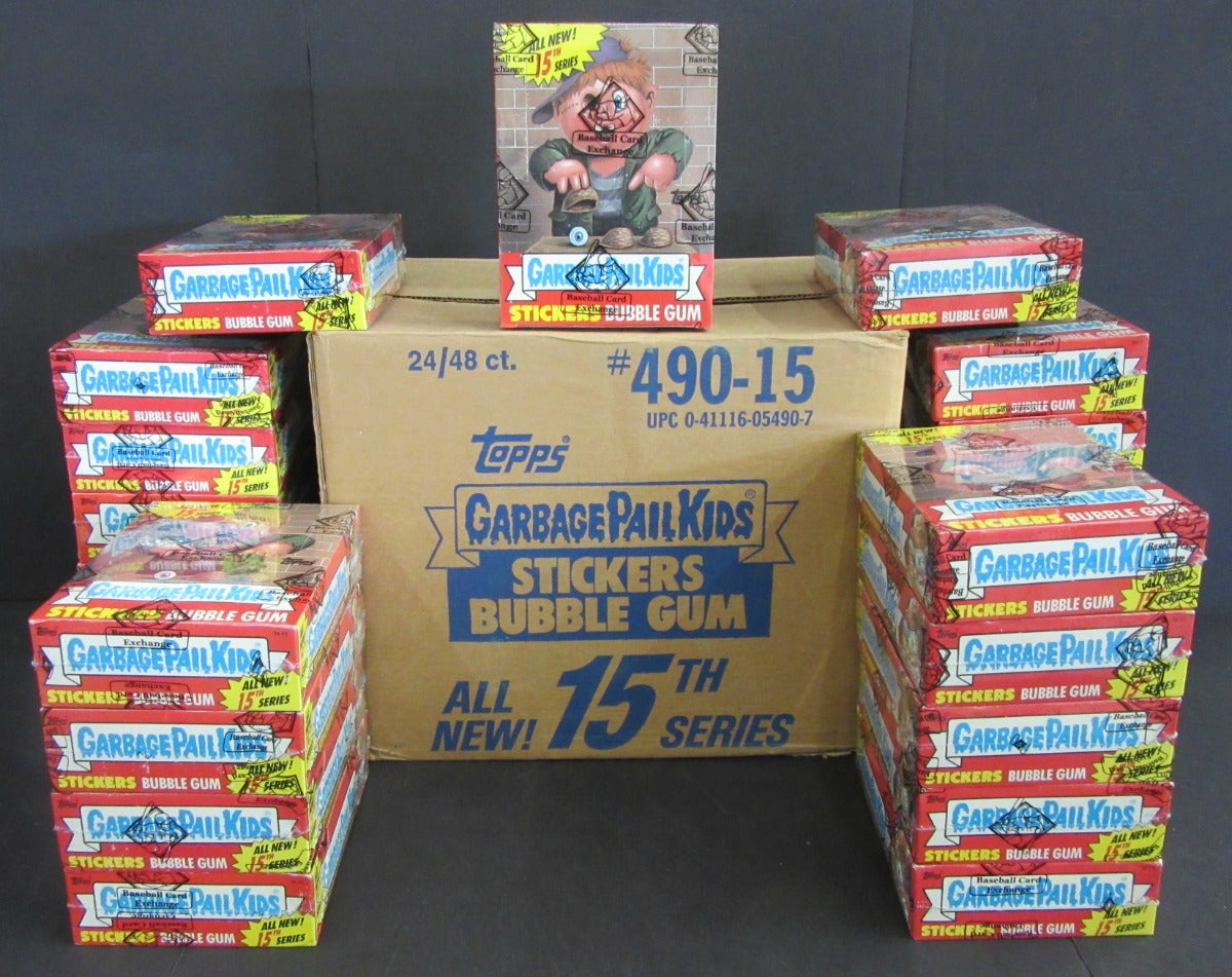 1988 Topps Garbage Pail Kids Series 15 Wax Case (24 Box) (w/ price) (FASC)