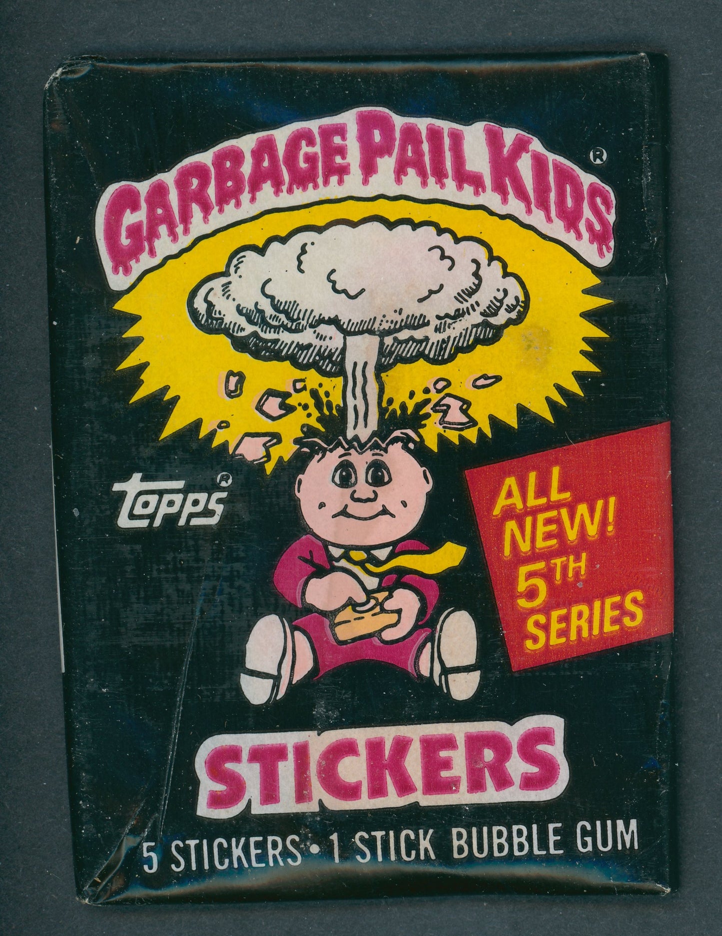 1986 Topps Garbage Pail Kids Series 5 Unopened Wax Pack (w/o price)