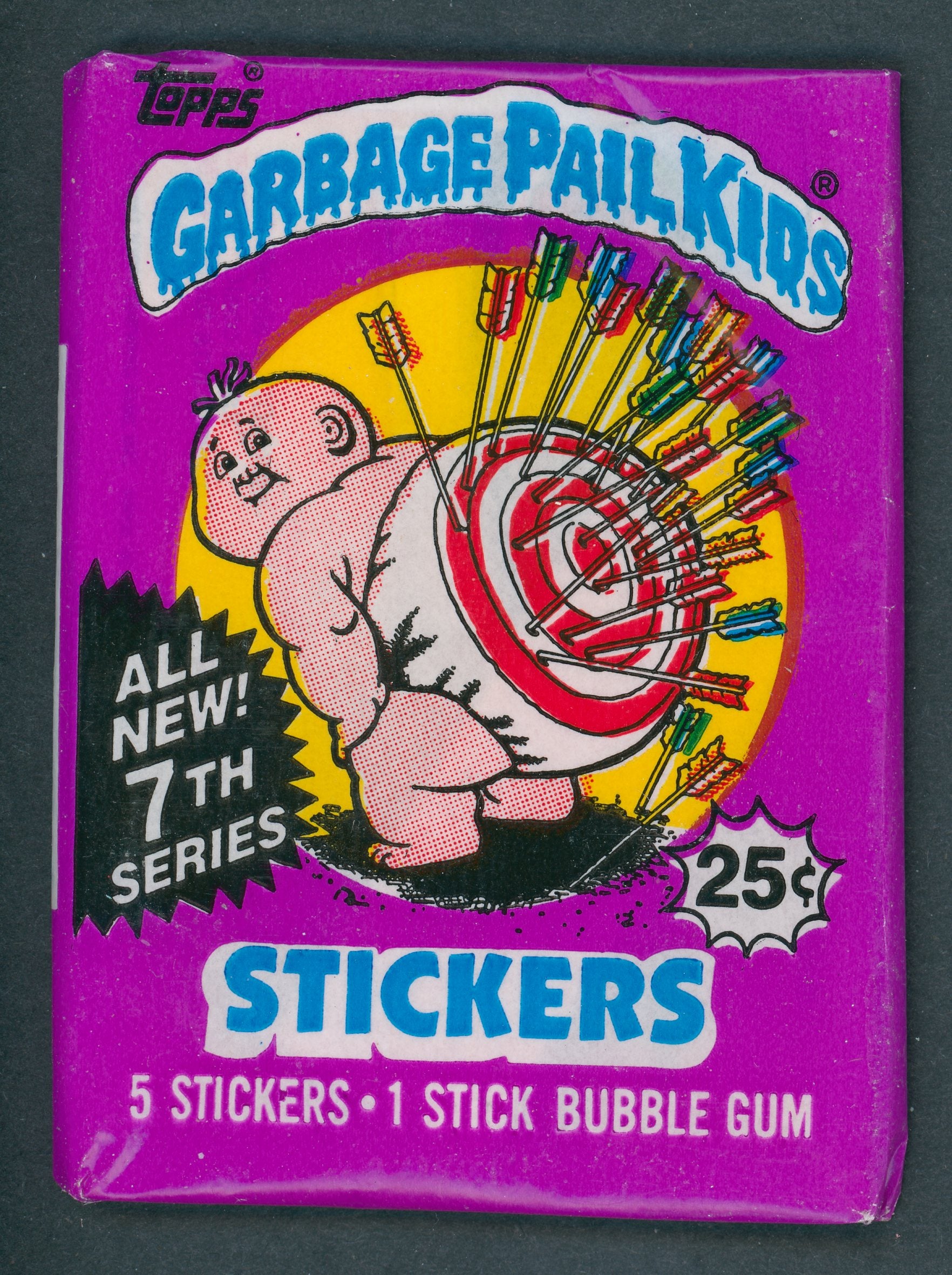 1987 Topps Garbage Pail Kids Series 7 Unopened Wax Pack (w/ price)