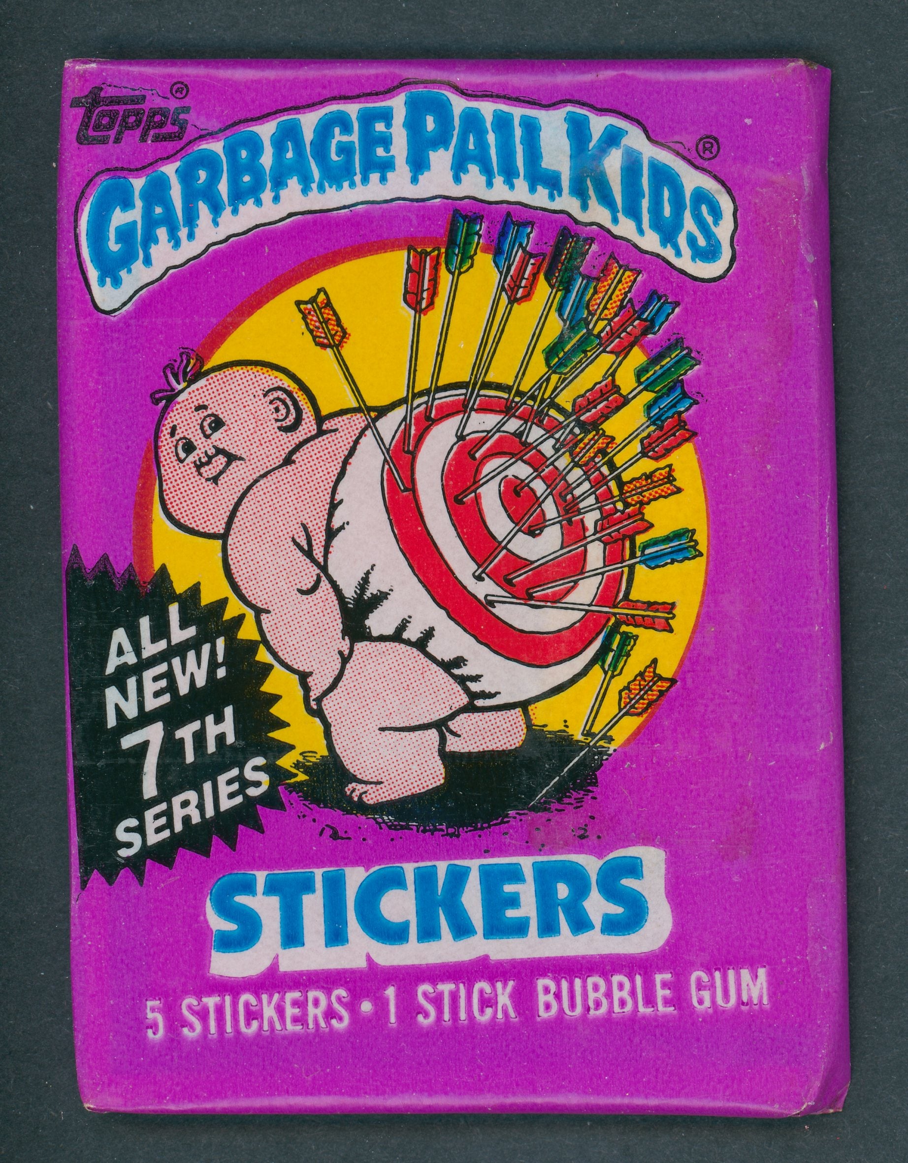 1987 Topps Garbage Pail Kids Series 7 Unopened Wax Pack (w/o price)