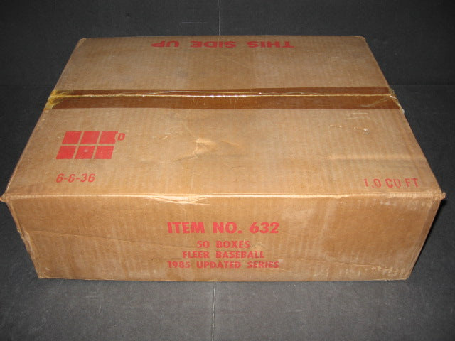 1985 Fleer Baseball Update Factory Set Case (50 Sets)