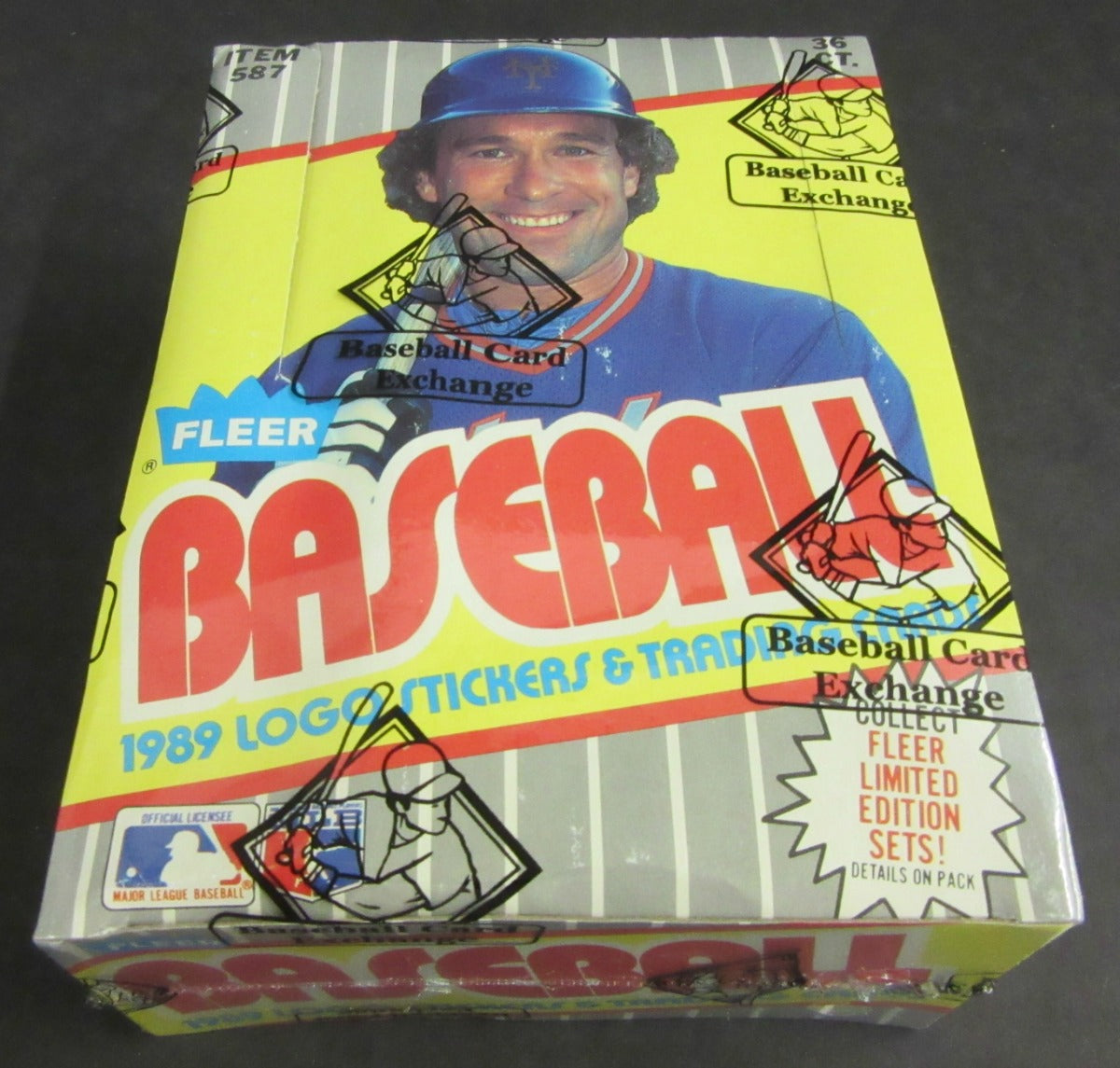 1989 Fleer Baseball Unopened Wax Box (FASC) (Code 83641)