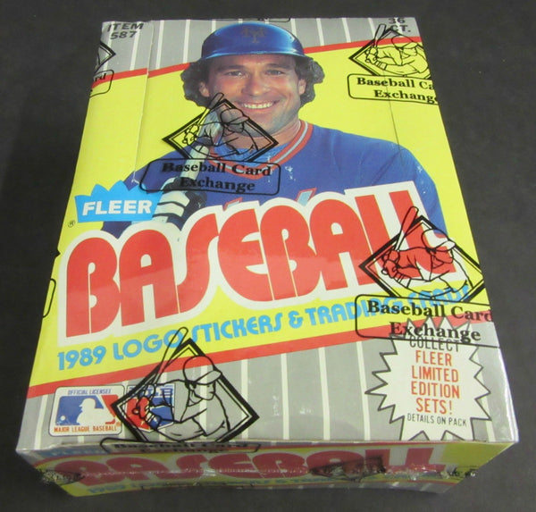 1989 Fleer store Wax BBCE FASC