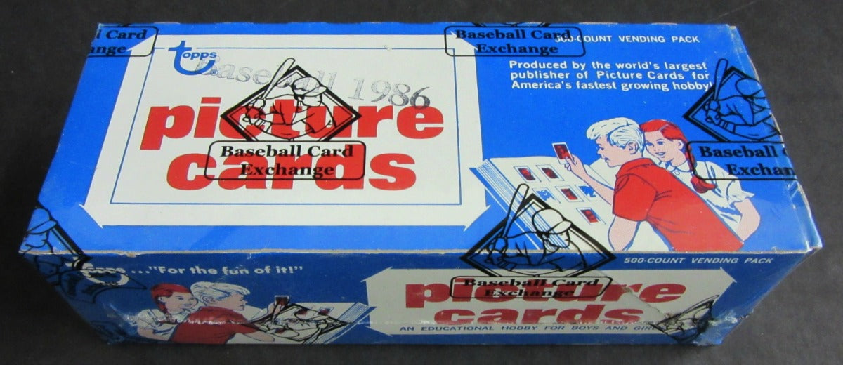 1986 Topps Baseball Unopened Vending Box (FASC)