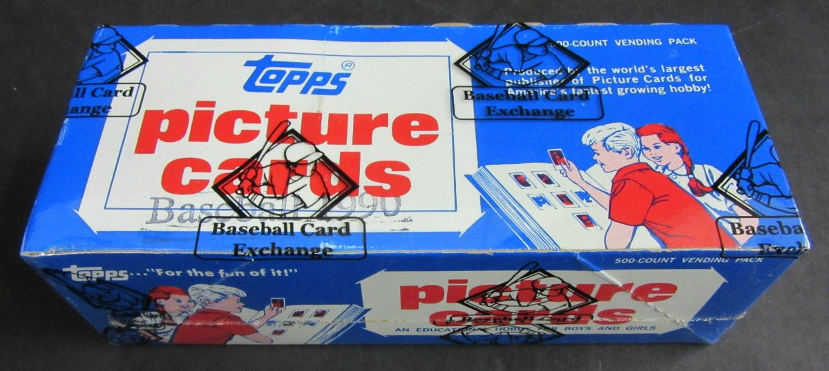 1990 Topps Baseball Unopened Vending Box (FASC)