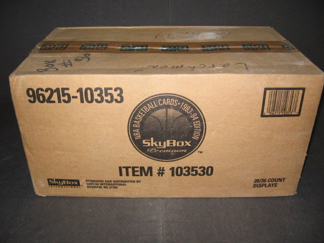 1993/94 Skybox Premium Basketball Series 1 Case (20 Box)