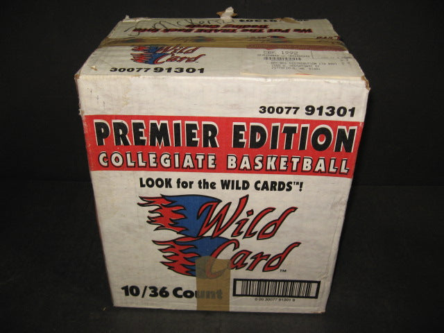 1992/93 Wild Card Collegiate Basketball Case (10 Box) (91301)