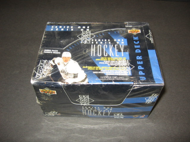 1993/94 Upper Deck Hockey Series 1 Jumbo Box (French) (20/18)