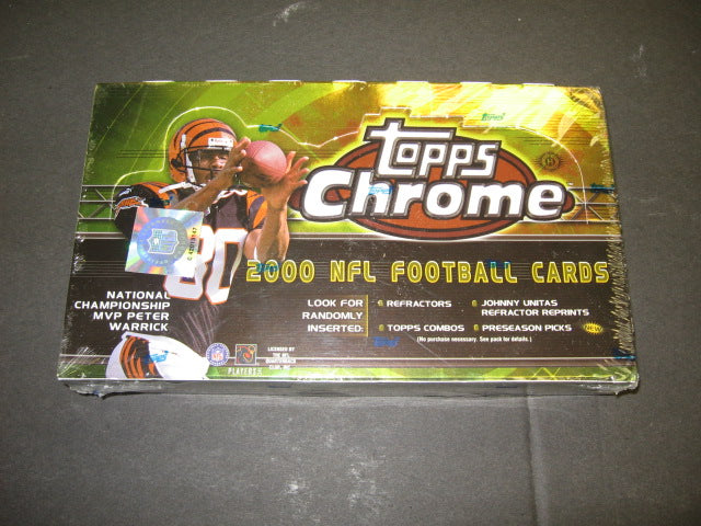 2000 Topps Chrome Football Box (Hobby)