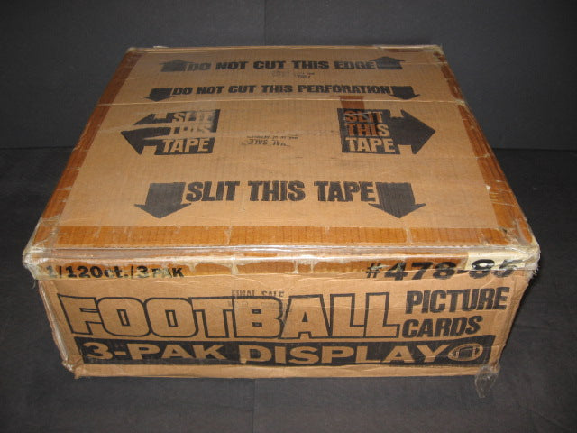 1985 Topps Football Grocery Rack Pack Case (120)