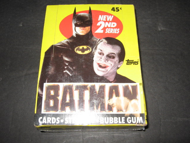 1989 Topps Batman Series 2 Unopened Wax Box (Authenticate)