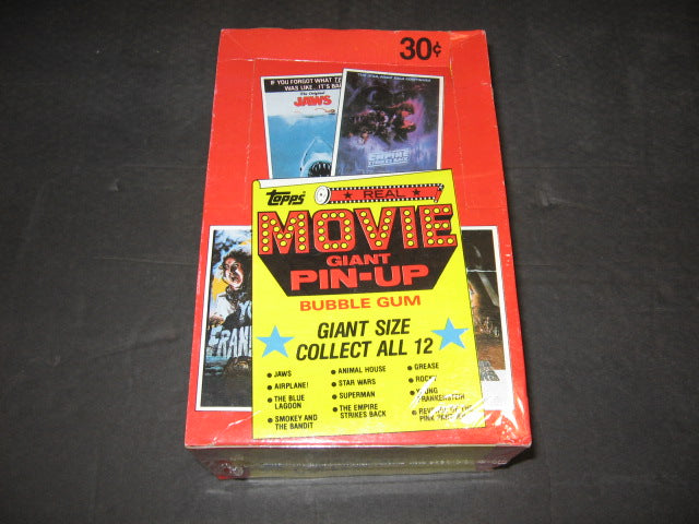 1980 Topps Giant Movie Pin-Up Unopened Box (Authenticate)