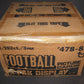 1981 Topps Football Grocery Rack Pack Case (192)