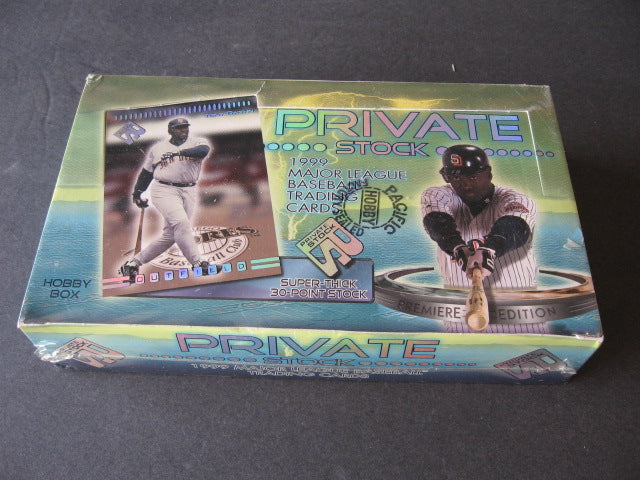 1999 Pacific Private Stock Baseball Box