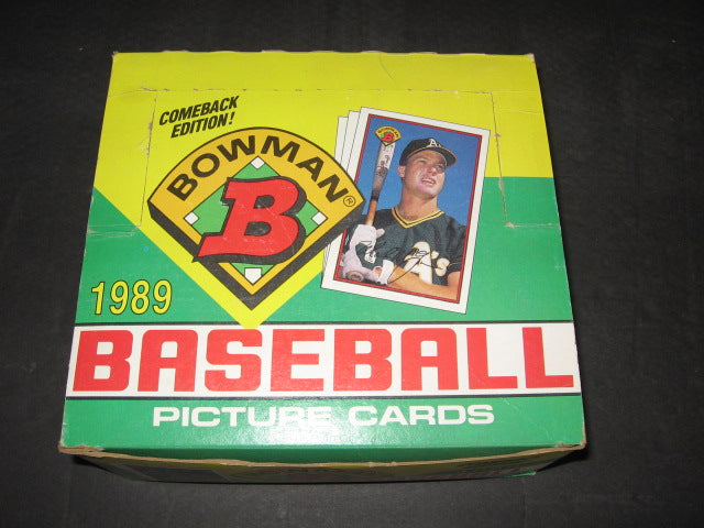 1989 Bowman Baseball Jumbo Box