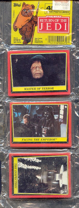 1983 Topps Return of the Jedi Series 1 Unopened Rack Pack (Authenticate)