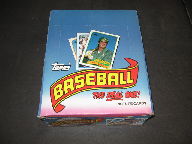 1989 Topps Baseball Unopened Rack Box